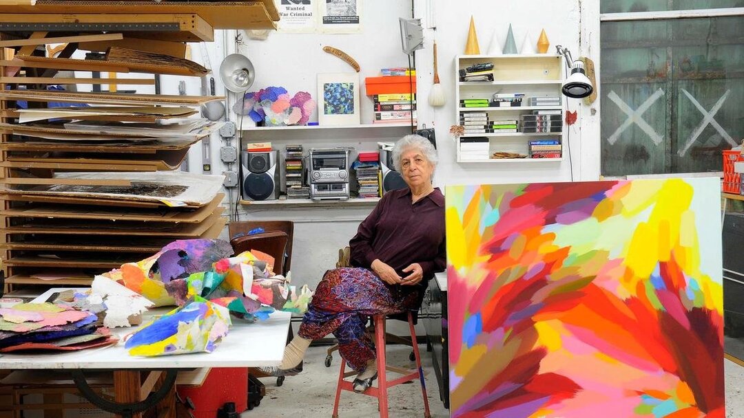 An artist who dares to code: Palestinian painter Samia Halaby opens up ...