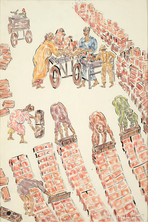 Brick Workers/عمال الطوب