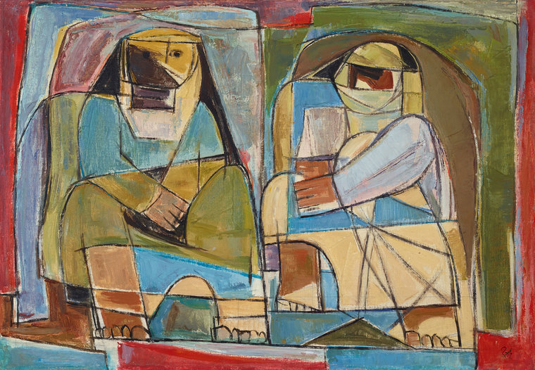 Abstract Man and Woman