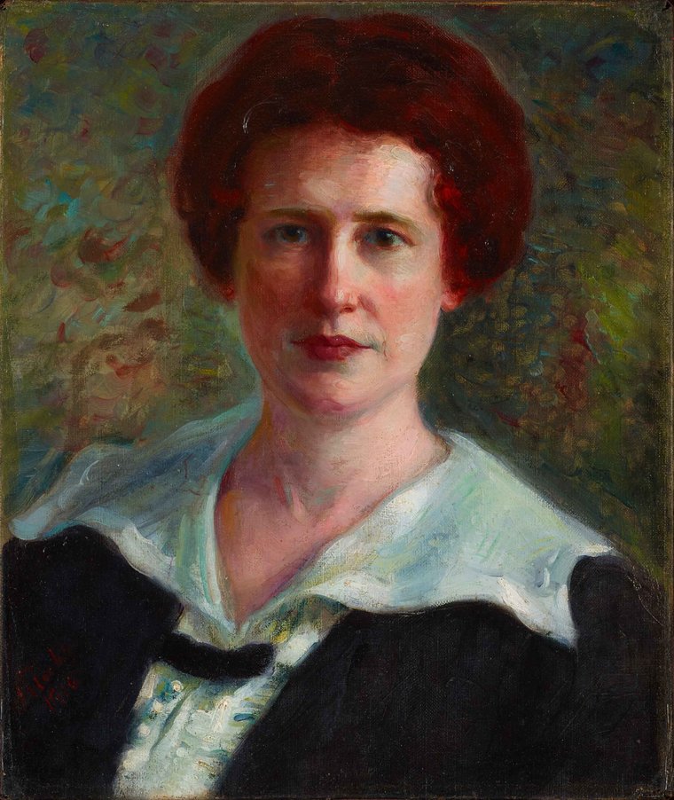 Portrait of Carrie Aude (The Artist's wife)