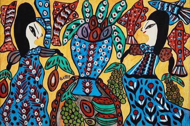 Jordan- Debut solo exhibition of Algeria's Baya Mahieddine at the Sharjah Museums Authority